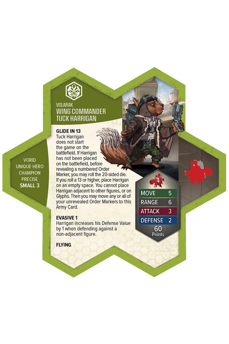 Heroscape Rising Tide Wing Commander Tuck Harrigan & Vorid Glidestrikers Army Expansion, Alternate, color, Multicolored