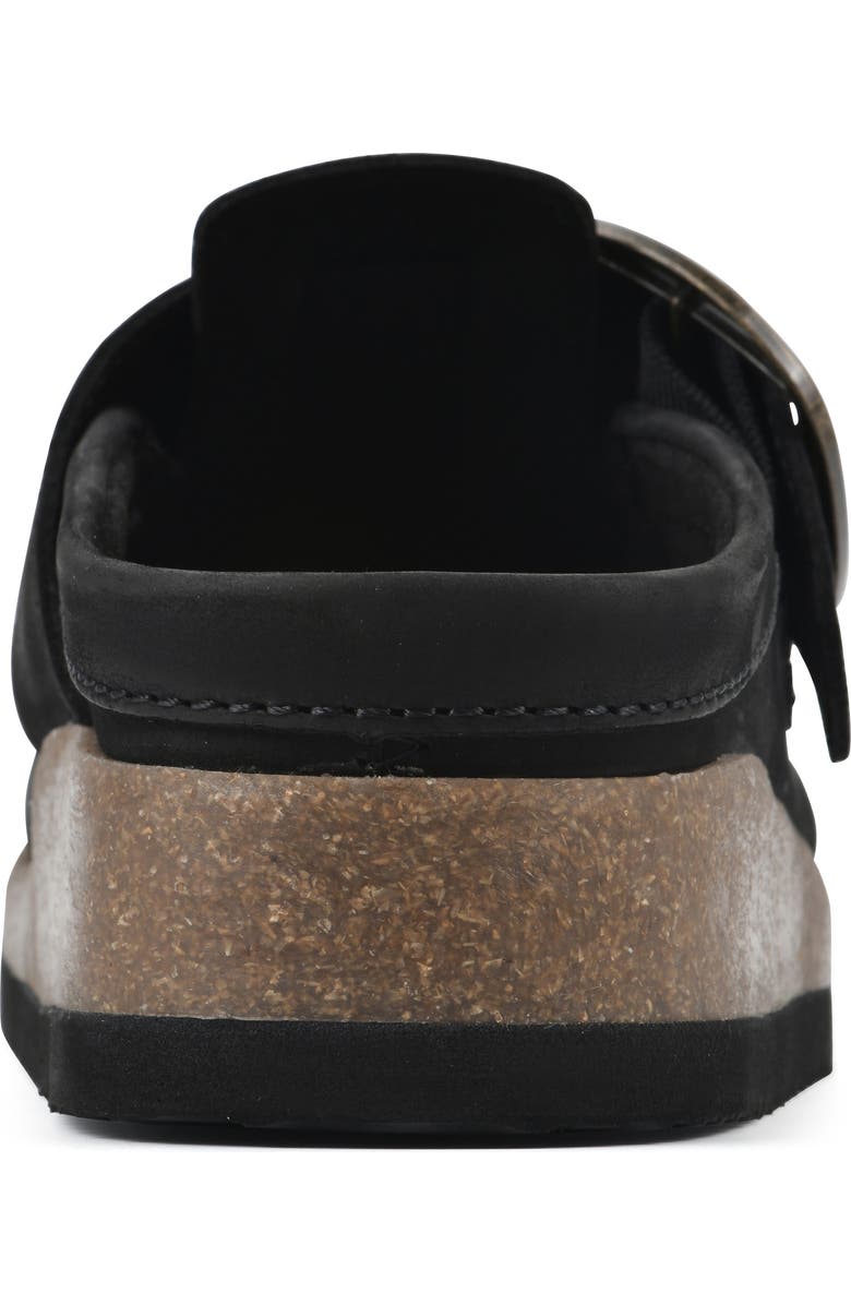 White Mountain Footwear Bueno Mule, Alternate, color, Black Leather