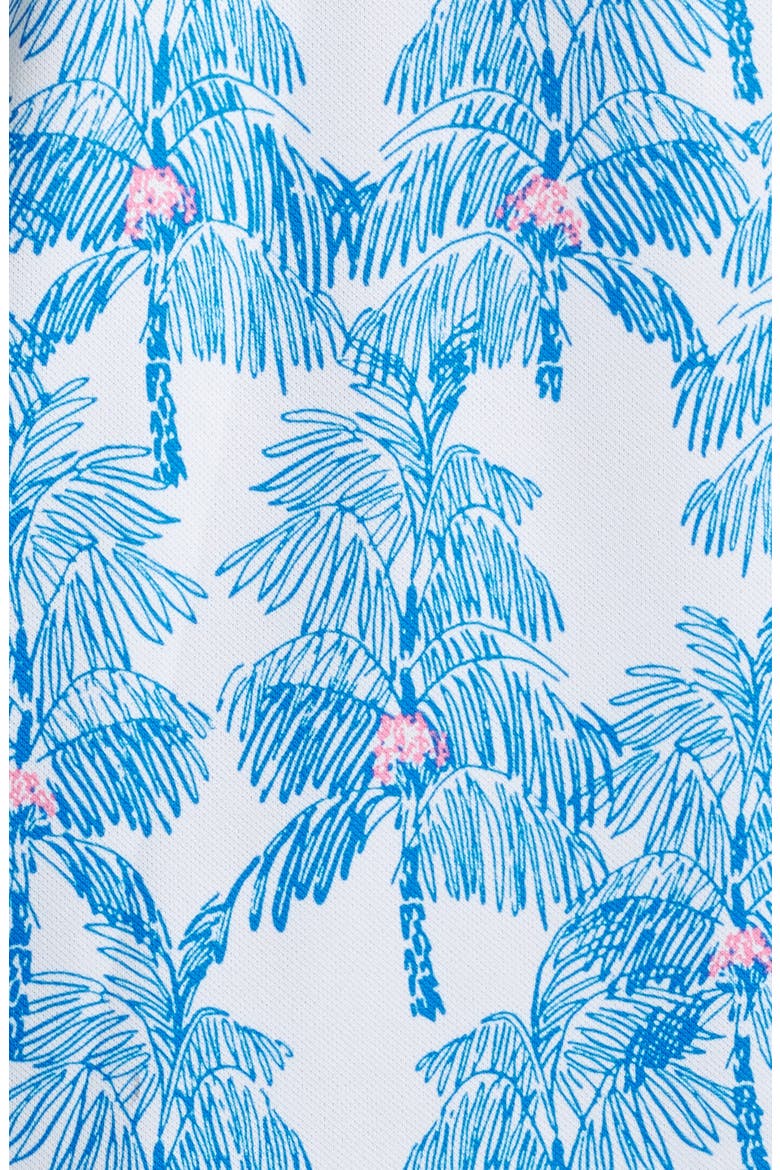 The Grove Palm Tree Print PREP-FORMANCE Golf Polo, Alternate, color, PALISADES BLUE