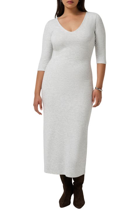 Cloud V-Neck Maxi Dress