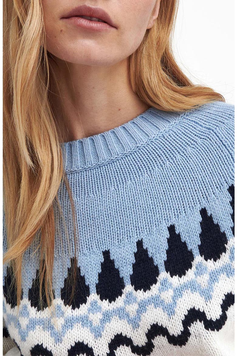 Kingsford Fair Isle Sweater, Alternate, color, ECRU WHITE