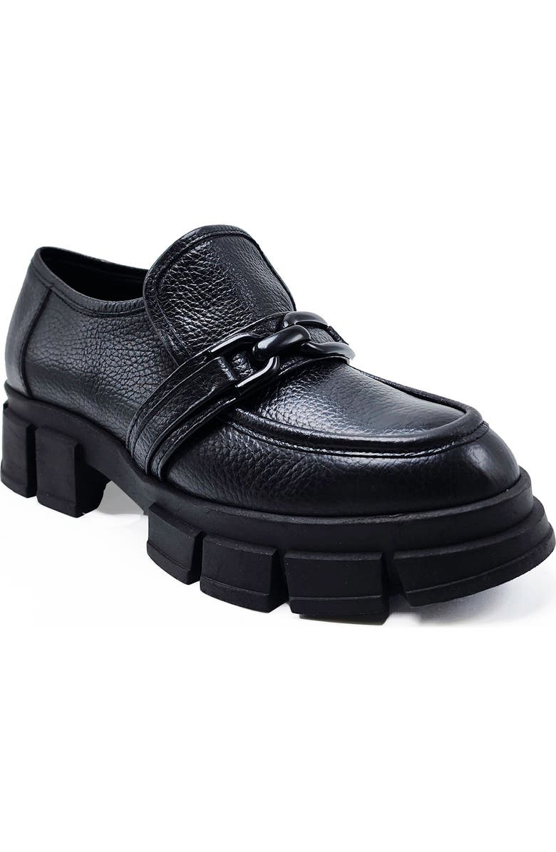 BEAUTIISOLES Raquel Paltform Loafer, Main, color, Black