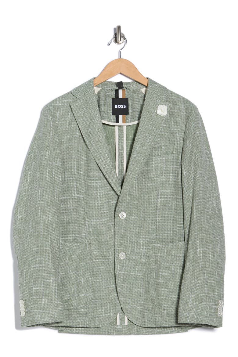 Hanry Virgin Wool Blend Sport Coat, Alternate, color, MEDIUM GREEN