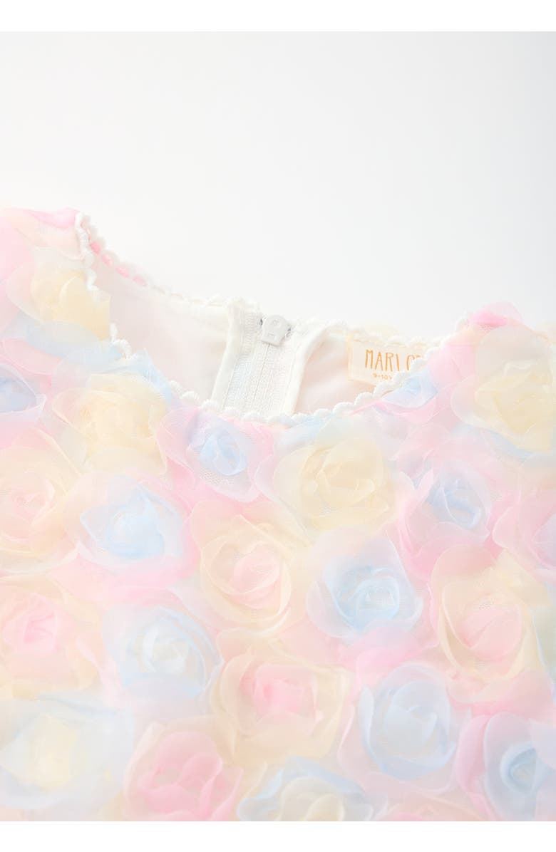 Marlo Kids Violetta Tulle Mini Dress, Alternate, color, Multi