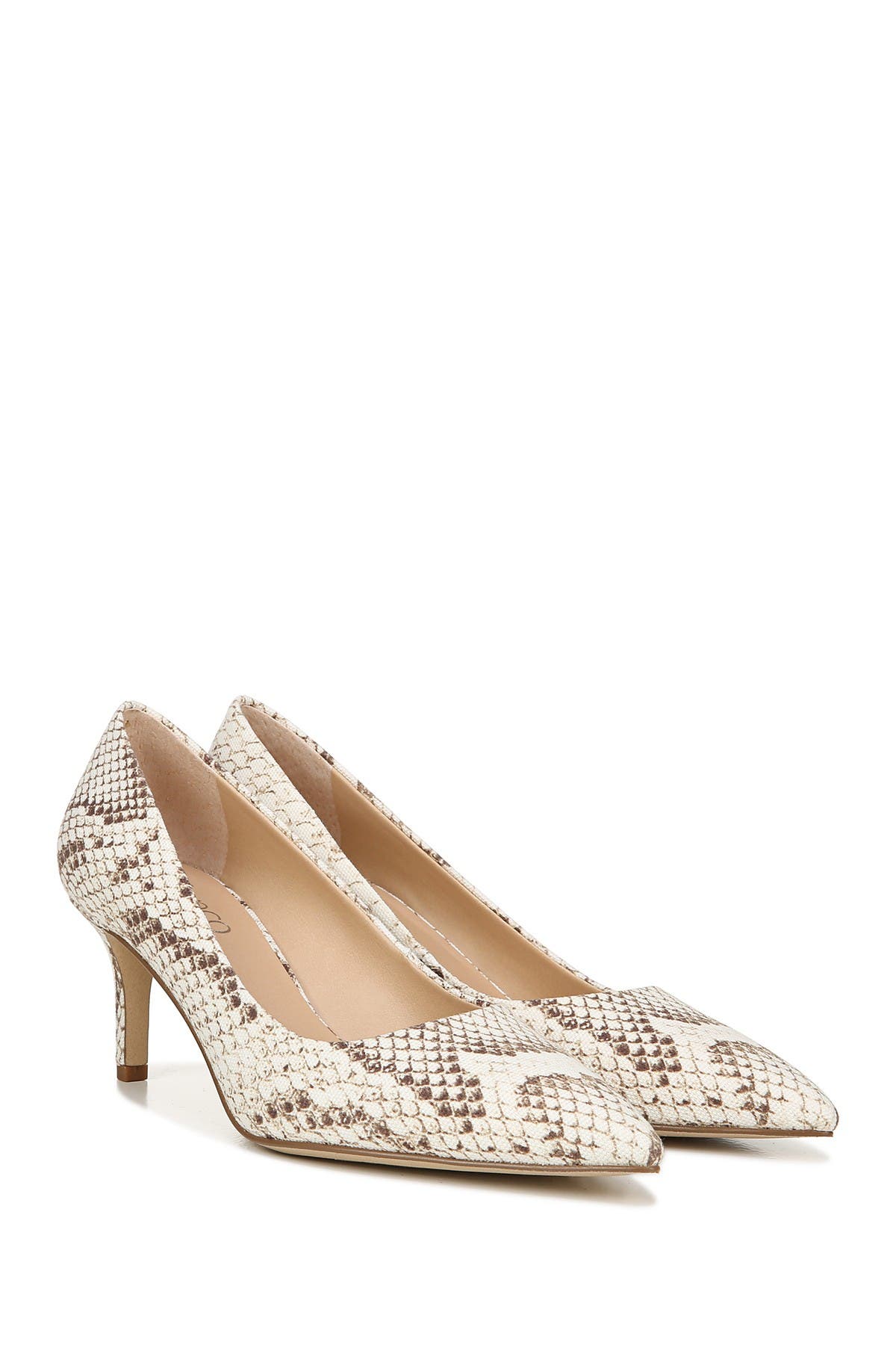 Franco Sarto Tudor Snakeskin Printed Kitten Heel Pump, Alternate, color, 