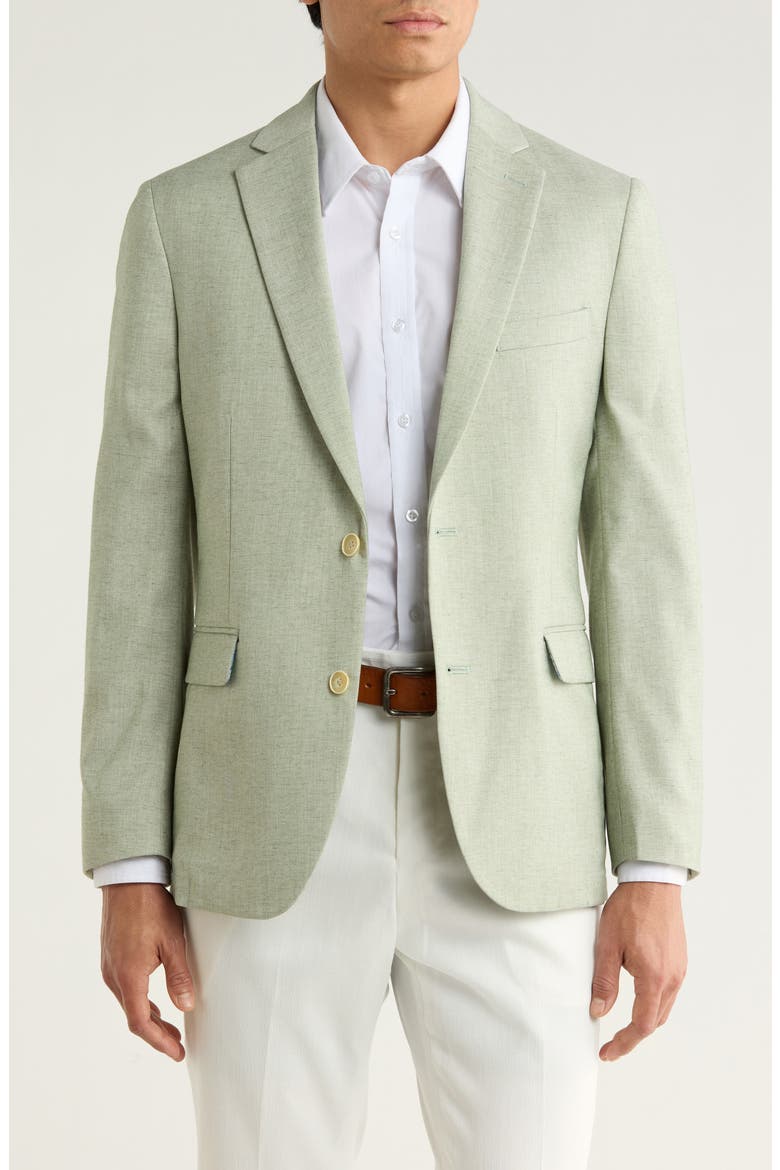 Lino Two-Button Sport Coat, Main, color, GREEN
