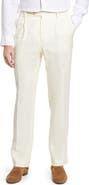 Berle Pleat Front Linen Pants