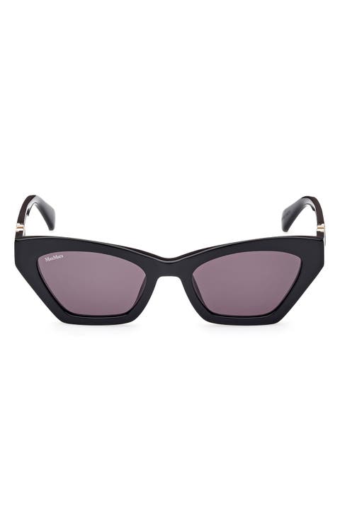 52mm Cat Eye Sunglasses