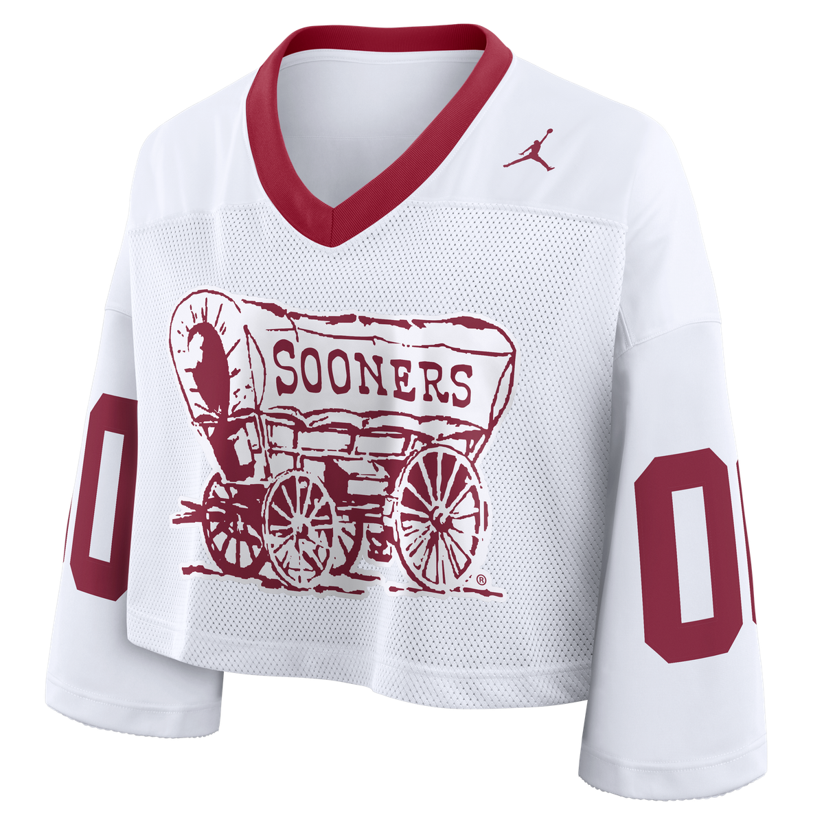 Nike Women's Nike White Oklahoma Sooners Oversized Logo Cropped Fashion ...