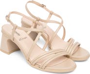 NeroGiardini Strappy Flared Heel Sandal