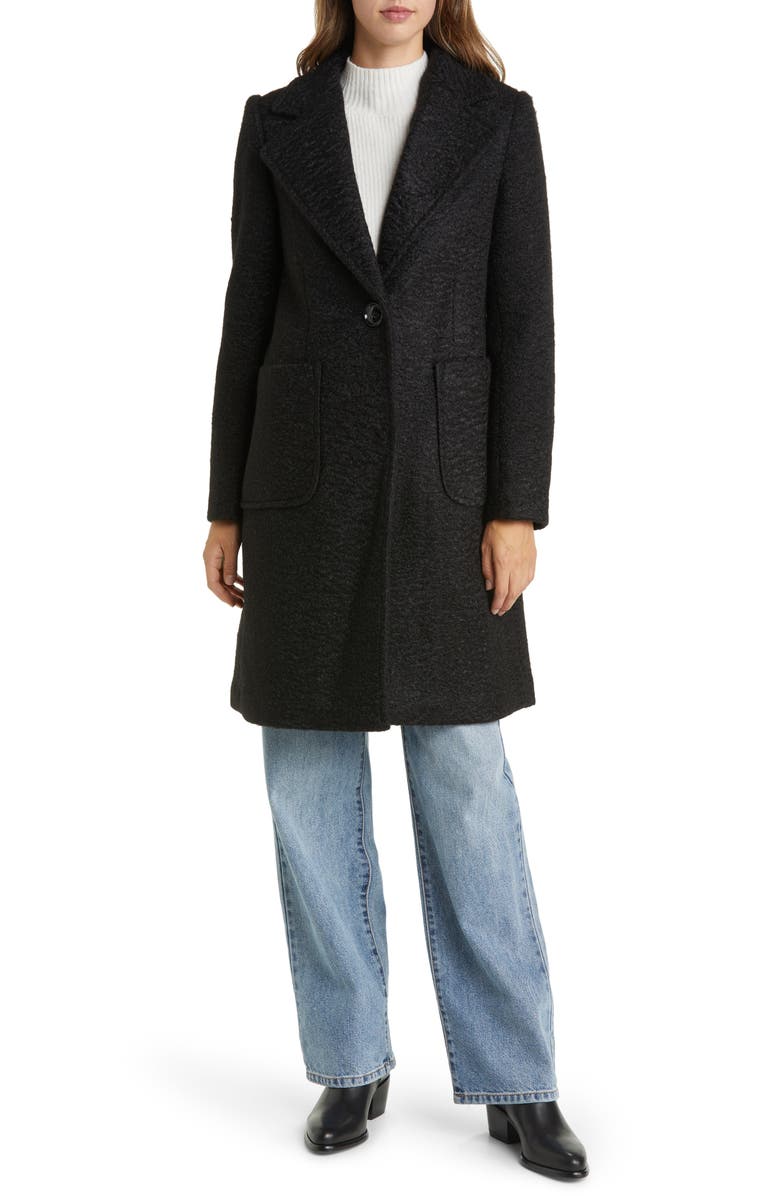 Sam Edelman Textured Coat, Main, color, 