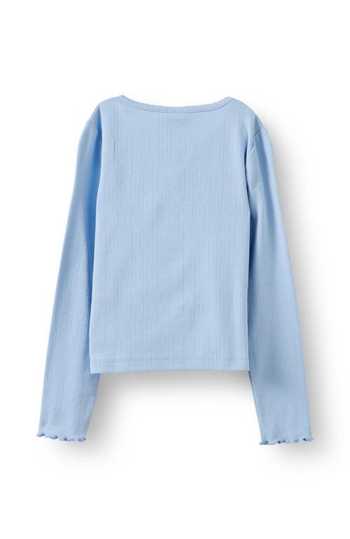 Cotton On Kids Kid's Emma Button Through Long Sleeve In Blue