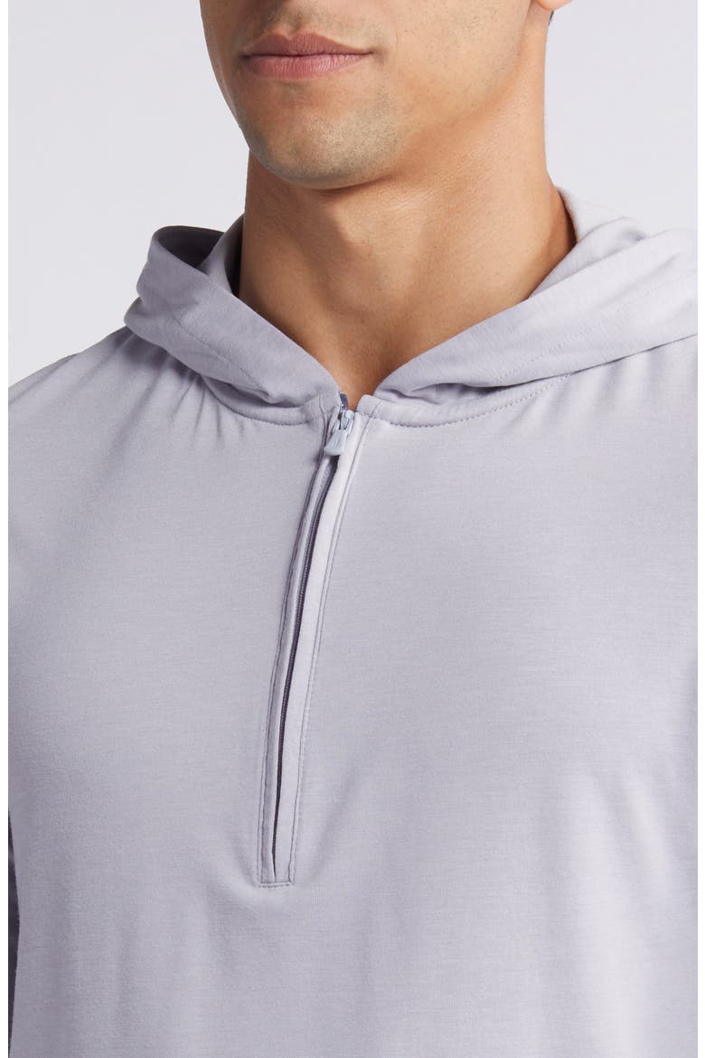 Nicklaus Performance Quarter Zip Hoodie, Alternate, color, SEAL