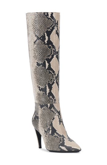 Vince Camuto Brigitte Pointed Toe Knee High Boot In Multi