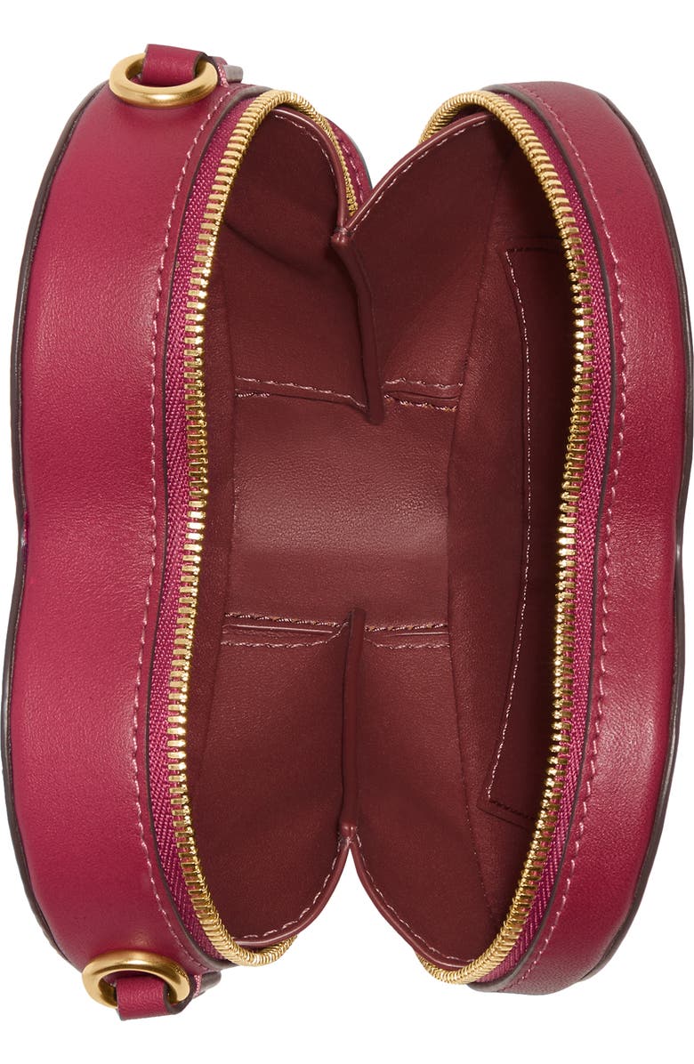 COACH Glove Tanned Leather Heart Crossbody Bag, Alternate, color,