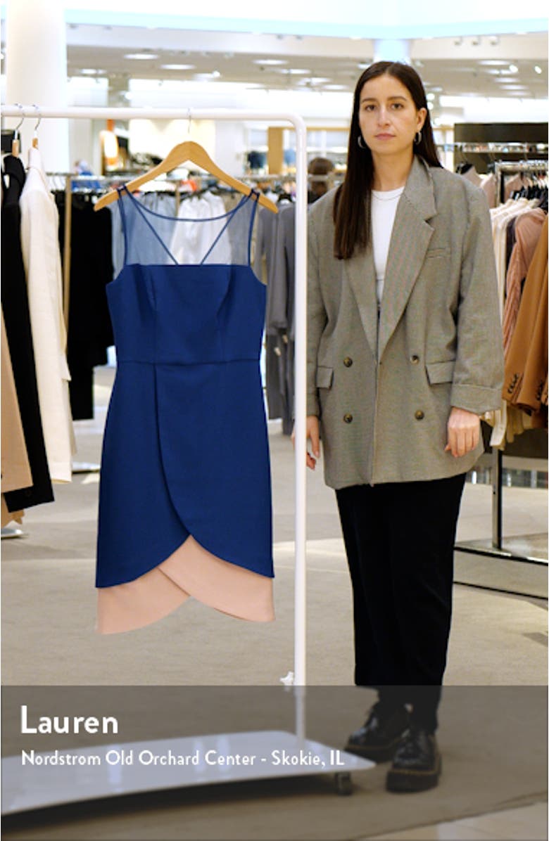 Lynn Petal Hem Cocktail Dress, sales video thumbnail