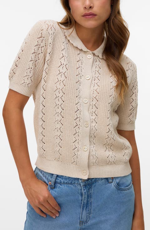 Daria Pointelle Cardigan