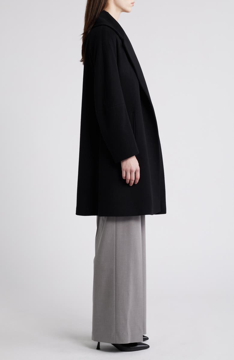 Fleurette Jade Open Front Wool Coat, Alternate, color,