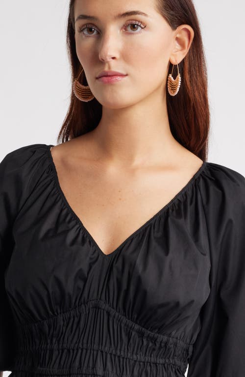Nordstrom Beaded Crescent Half Hoop Earrings In Multi