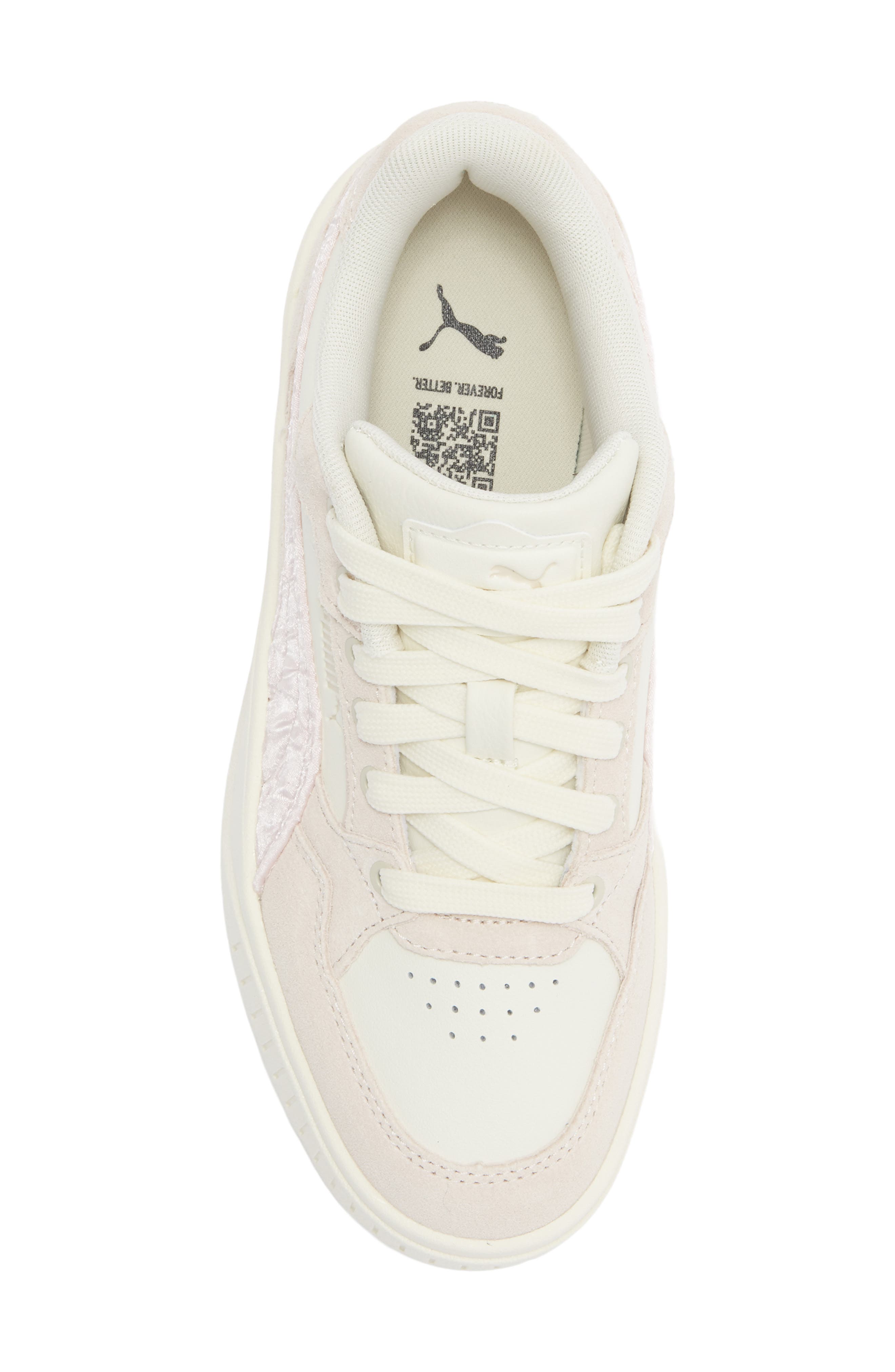 PUMA Kids' Karmen II Idol Platform Sneaker, Alternate, color, Frosted Ivory/ Island Pink