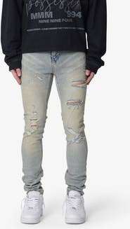mnml Shredded Skinny Denim Jeans