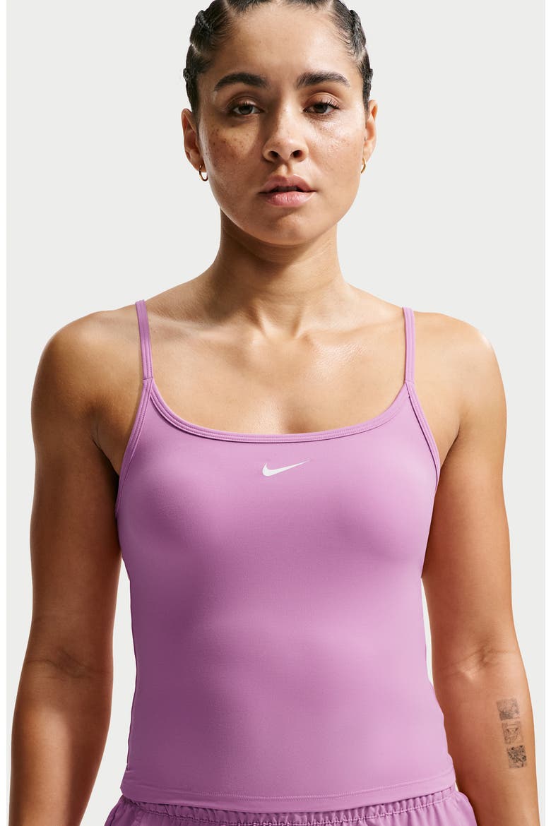 Dri-FIT Cami Tank Top, Alternate, color, LIGHT MAGENTA/ WHITE