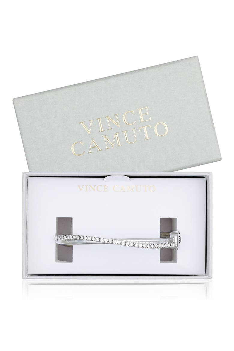 Twist Hinge Bracelet, Main, color, SILVER TONE