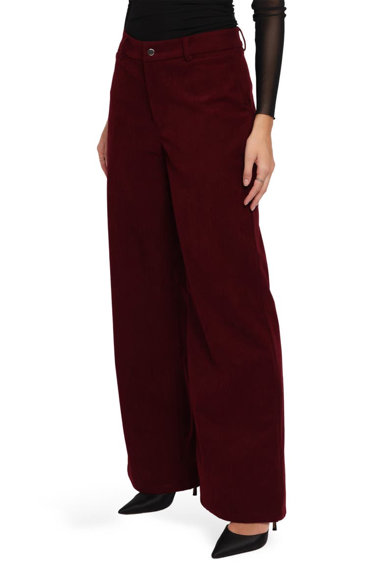 Barrett Corduroy Pants, Main, color, BERRY