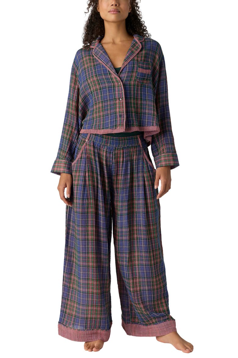 Intimately FP One and Done Pajama Shirt, Alternate, color, MIDNIGHT COMBO