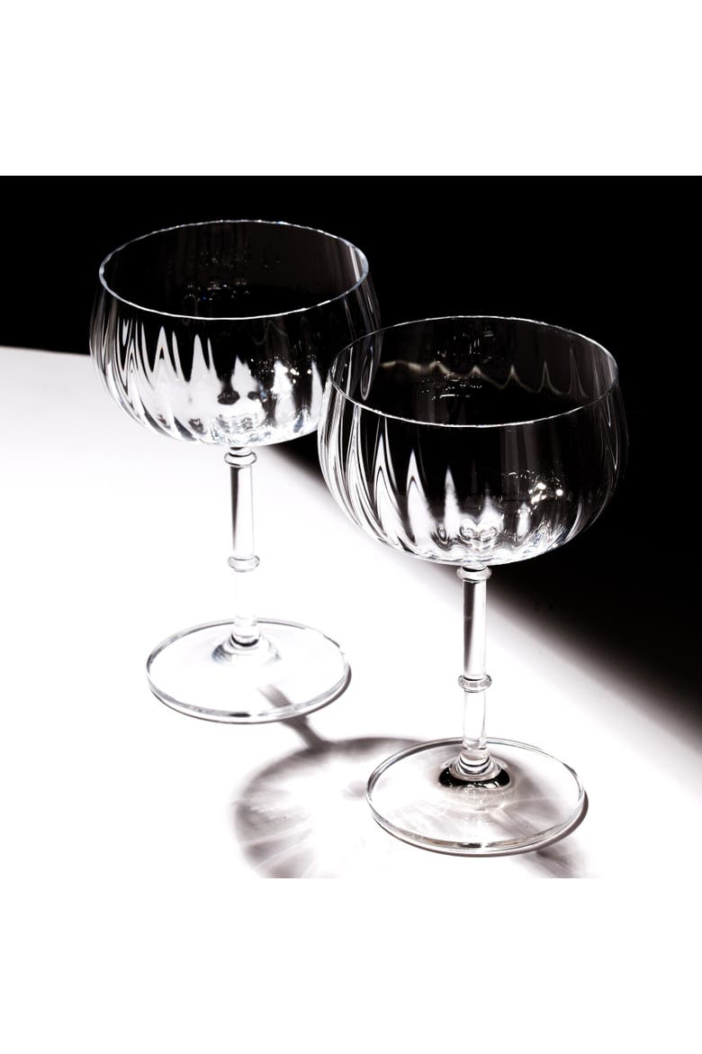Rims Orient-Coupe Wine Glasses - Set of 2, Alternate, color, Clear