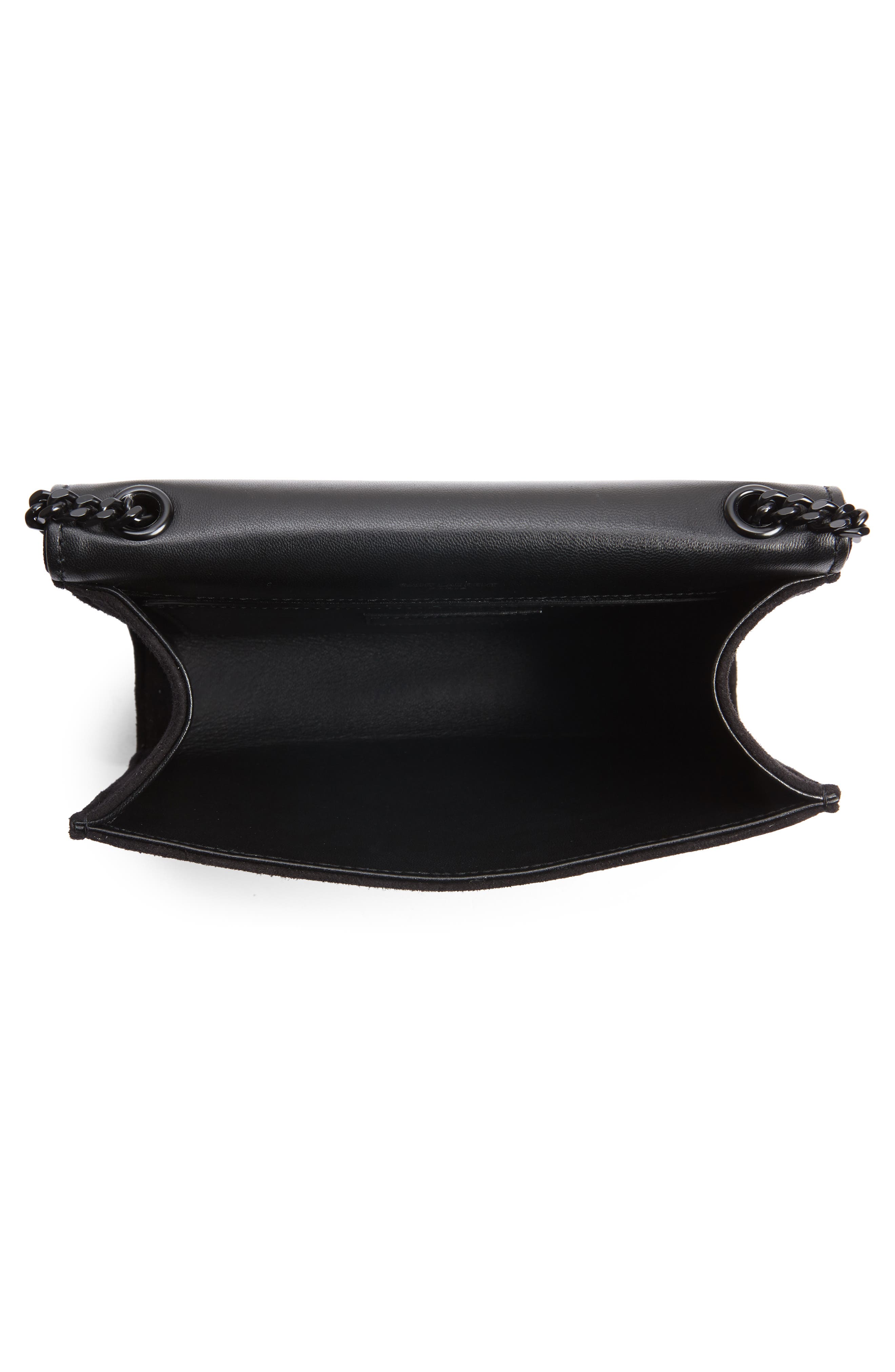 Saint Laurent Kate Paillette Embellished Crossbody Bag, Alternate, color, 