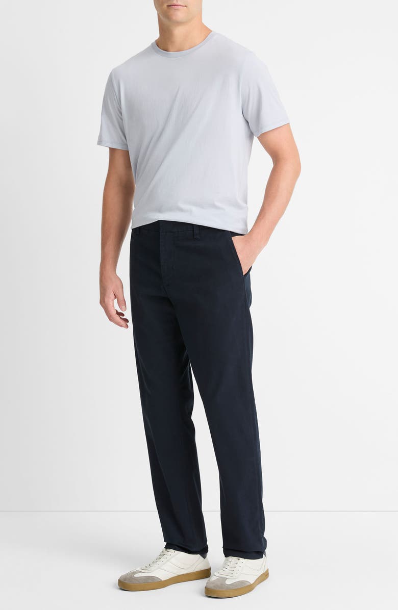 Vince Dylan Peached Stretch Cotton Chinos, Alternate, color, Coastal