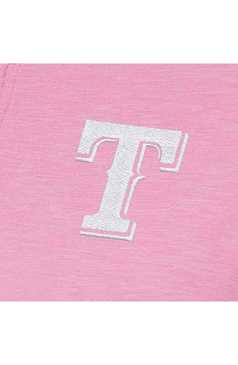 ANTIGUA Women's Antigua Pink Texas Rangers Mentor Quarter-Zip Pullover Top, Alternate, color, Pink