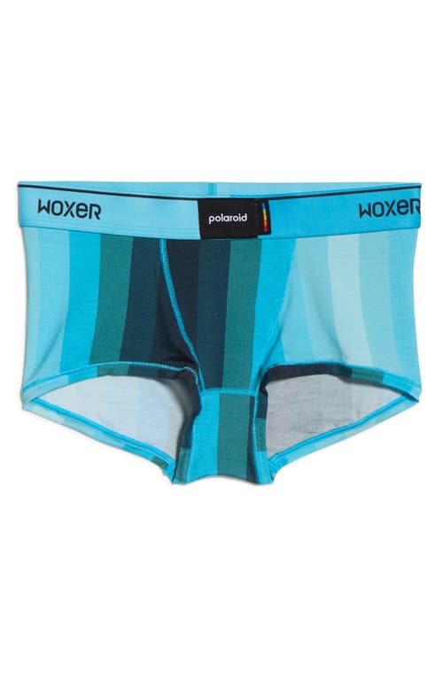 Woxer Bold Ultrasoft Boyshorts In Blue