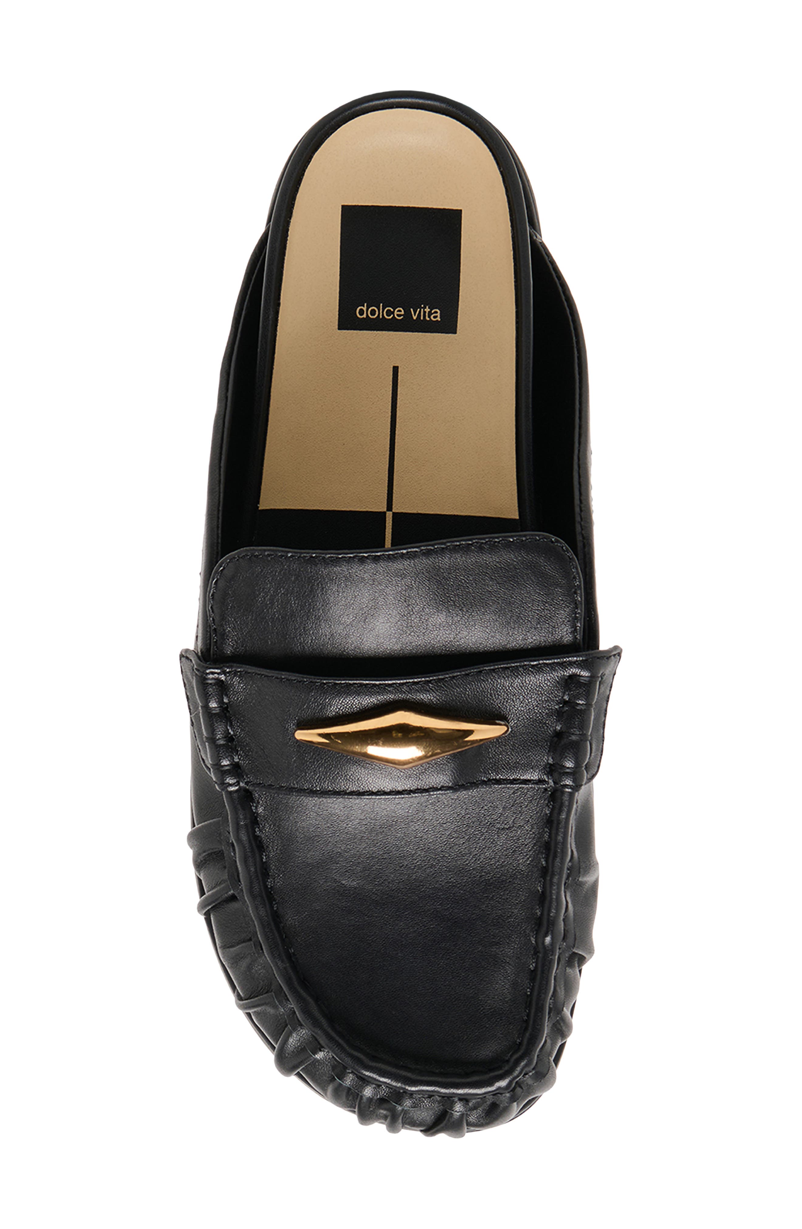 Jodero Loafer Mule, Alternate, color, BLACK LEATHER
