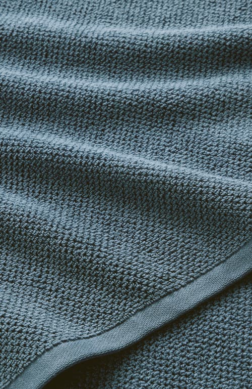 Christy Brixton Textured Popcorn Weave Bath Sheets In Slate