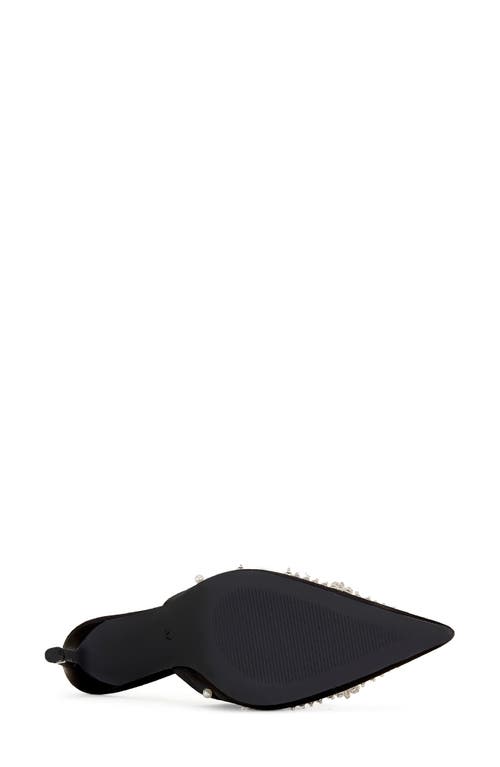 Azalea Wang Angelica Pointed Toe Mule In Black