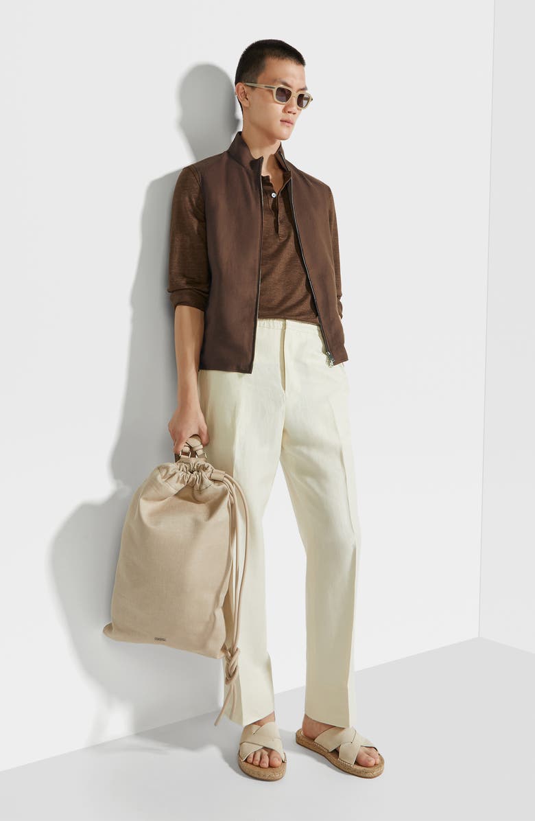 ZEGNA Oasi Linen Vest, Alternate, color, 