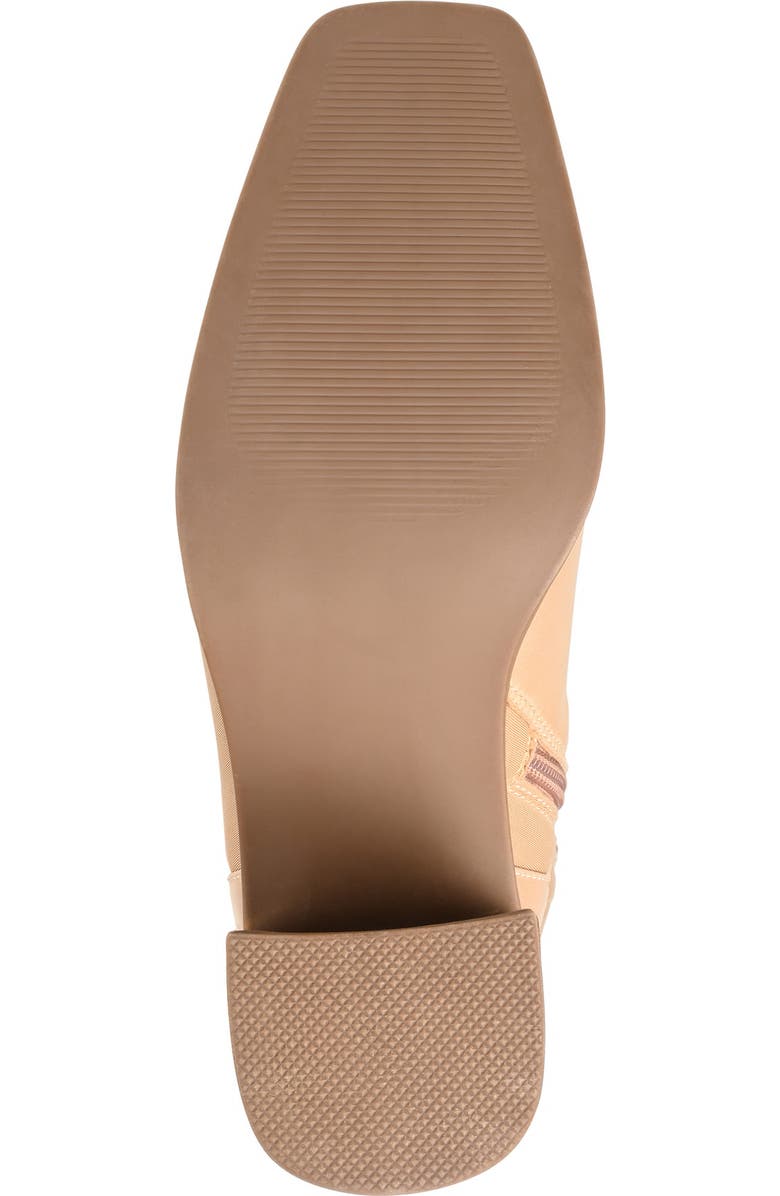 Journee Collection Gaibree Buckle Boot, Alternate, color, Beige