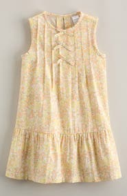 Nordstrom Kids' Bow Pintuck Cotton Dress