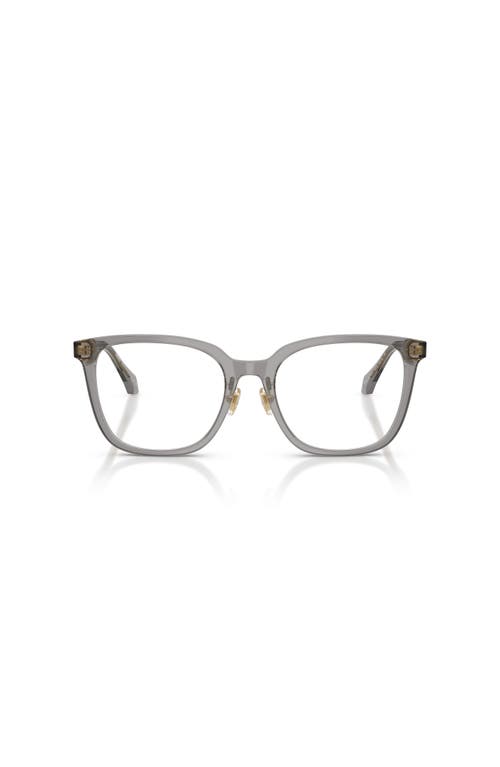 Versace 54mm Square Optical Glasses In Gray