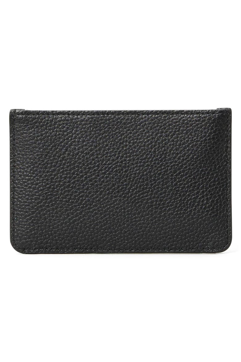 Walker Leather Card Case, Alternate, color, BLACK