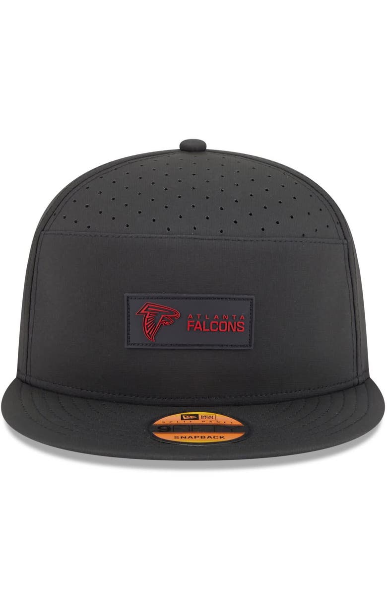 New Era Men's New Era Black Atlanta Falcons 2025 Sideline  Split Panel 9FIFTY Snapback Hat, Alternate, color, Black