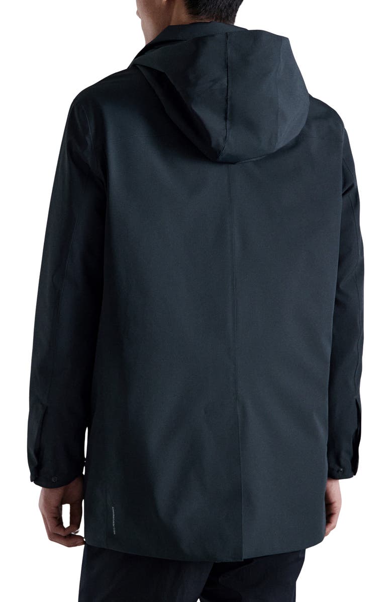 MANGO Packable Parka, Alternate, color, Navy