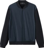 MANGO Rib Trim Bomber Jacket