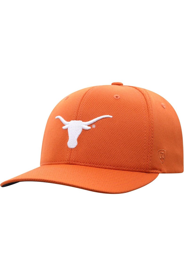 Men's Top of the World Texas Orange Texas Longhorns Reflex Logo Flex Hat, Main, color, Burnt Orange