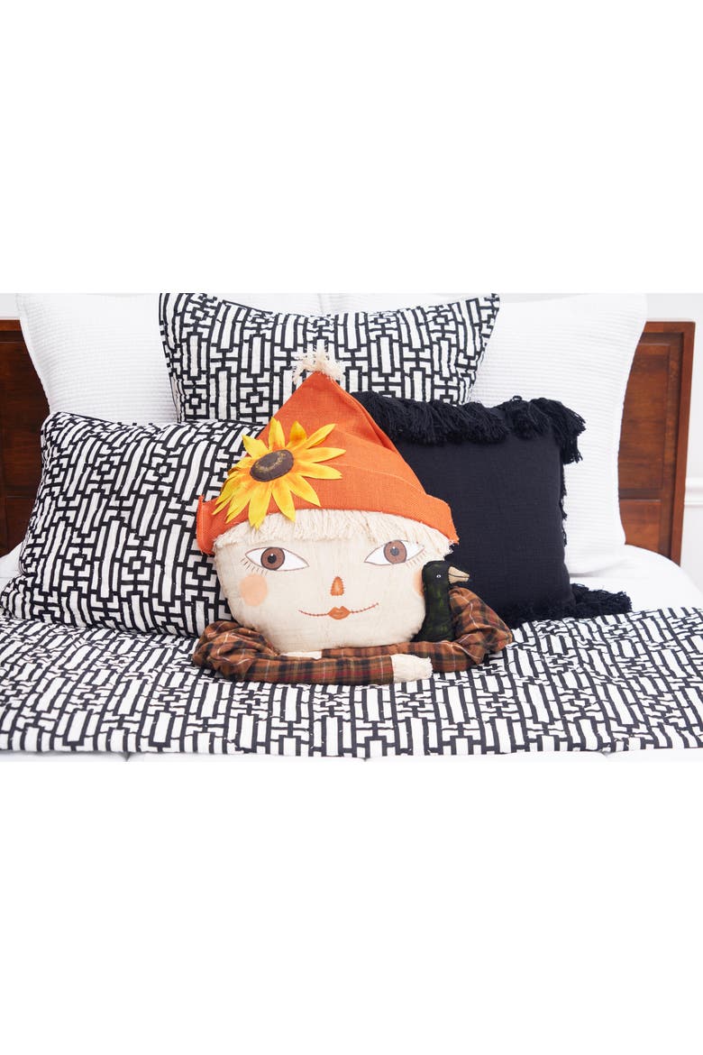 Hazel Zombinaland Halloween Decorative Figurine Pillow, Alternate, color, Orange