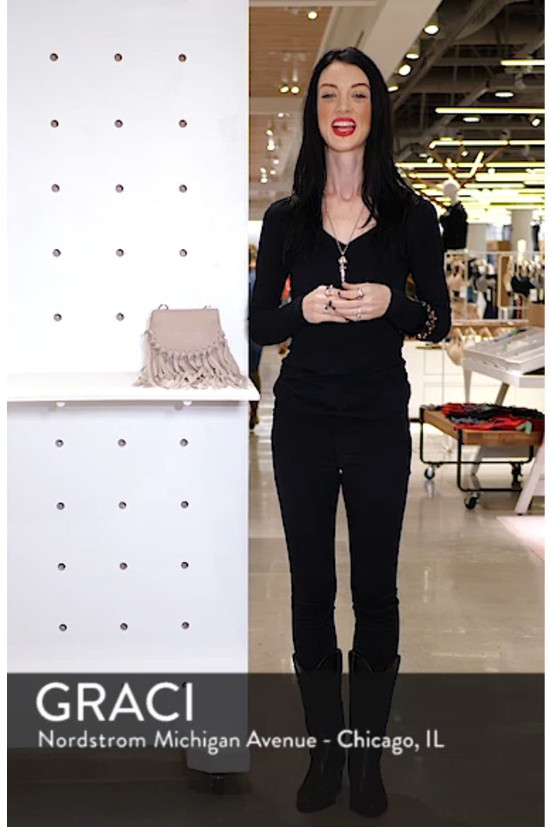 Mini Dylan Fringe Faux Leather Crossbody Bag video