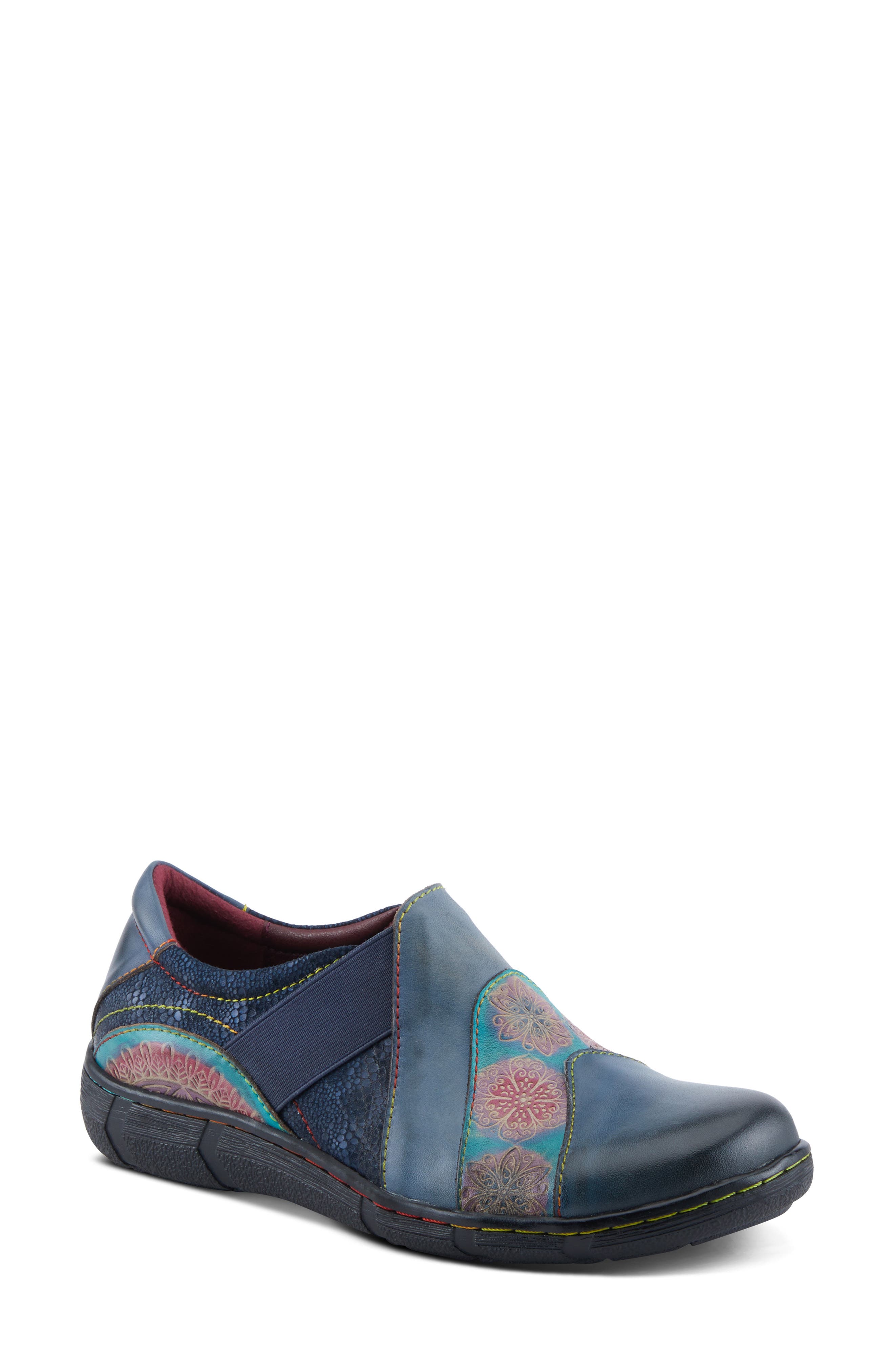 Lata Flat, Main, color, NAVY MULTI