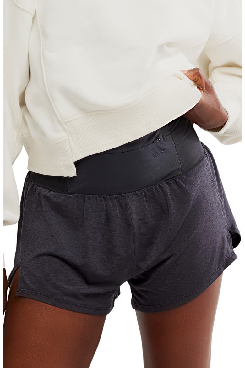 Light As Air Run Shorts, Main, color, BLACK
